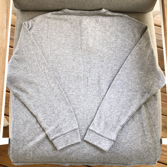 Worn once! - DANIEL CREMIEUX Thick & Warm 2-Button Henley Pullover - Picture 7 of 7